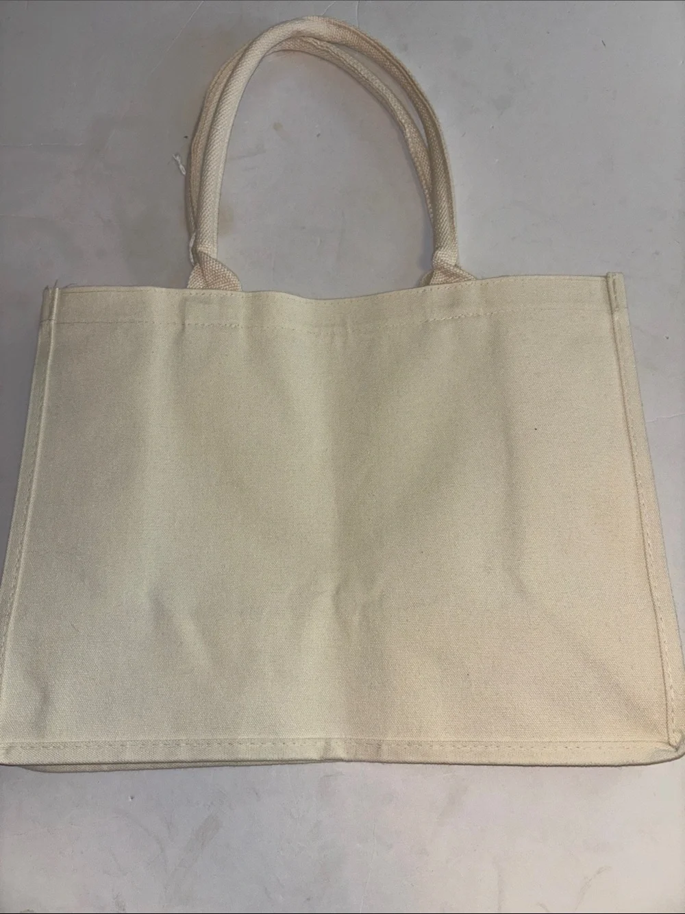 GOLDEN GIRLS THEMED CREME CANVAS TOTE ALL THE LADIES WITH STAY GOLDEN ON FRONT